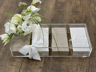 Premium Acryl Box mit Deckel L 45x20x 8 cm