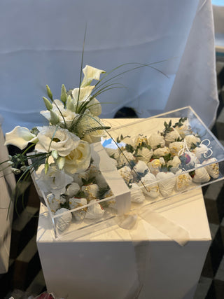 Premium Acryl Box mit Deckel L 45x20x 8 cm