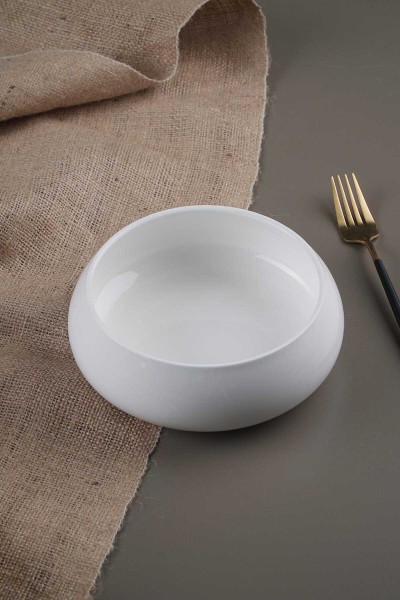 Bianco Salatschüssel weiss Servierschüssel 18,5 cm